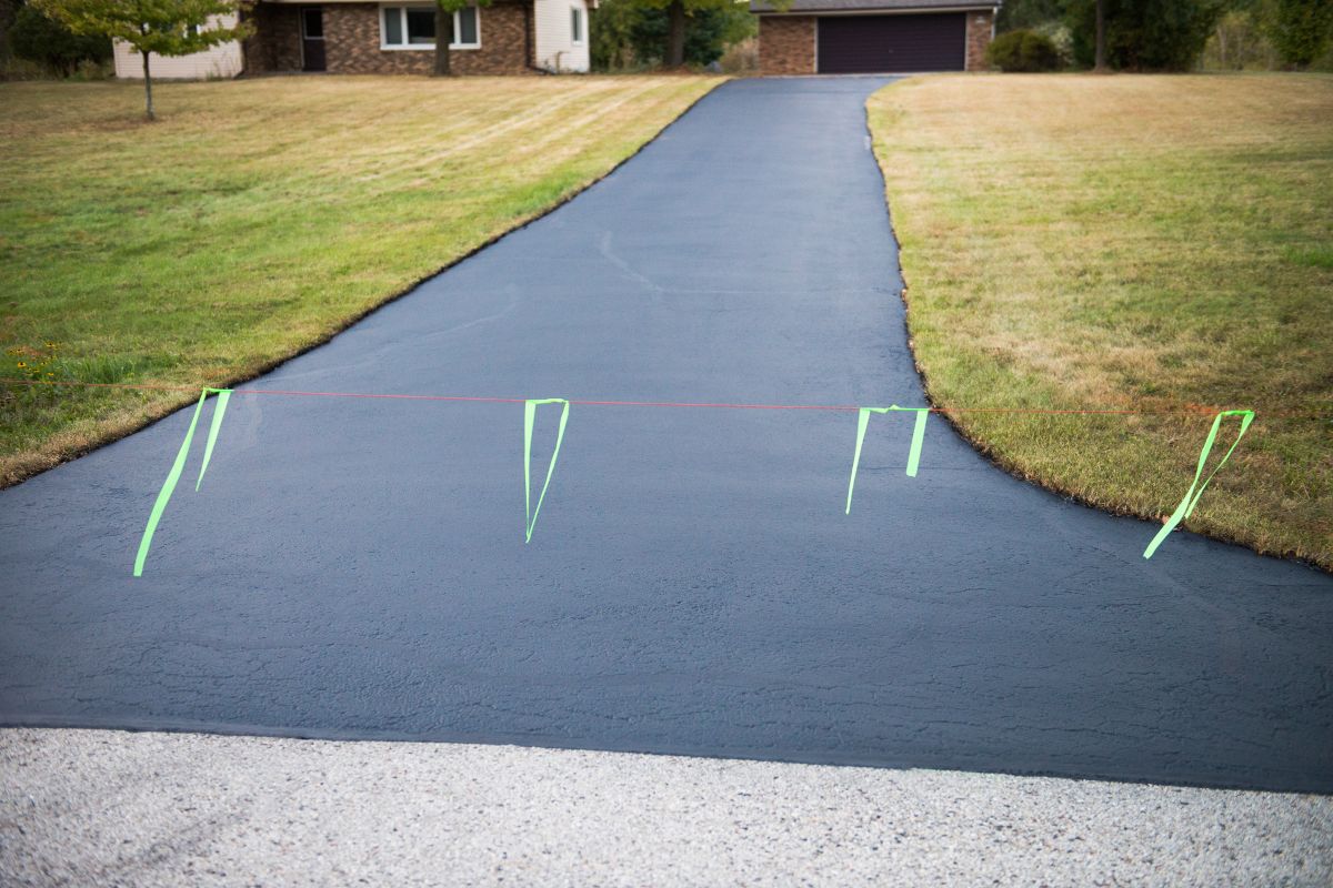Completed Asphalt Driveway
