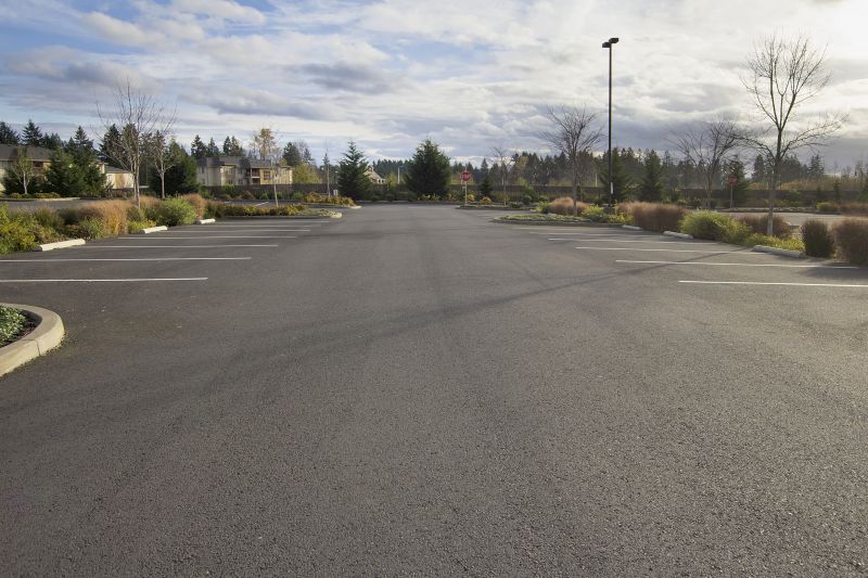 Newly Paved Parking Lot