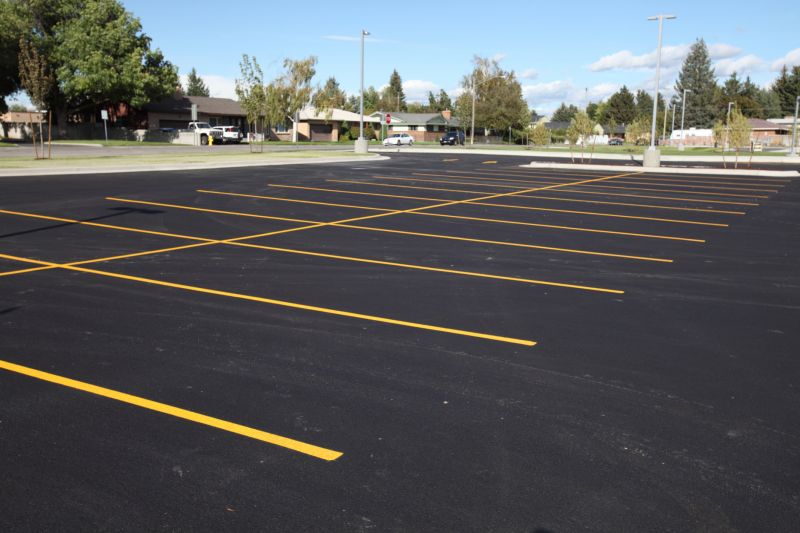 Parking Lot Blacktopping detail