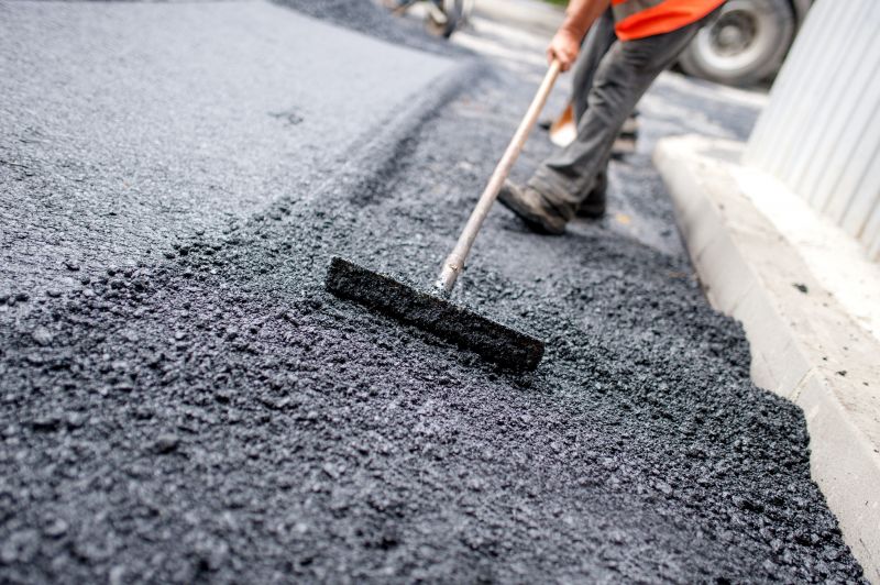 Asphalt Layer Being Laid